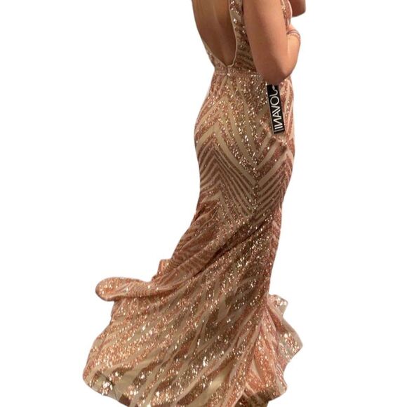 Jovani mermaid prom dress size 2 - Picture 2 of 16